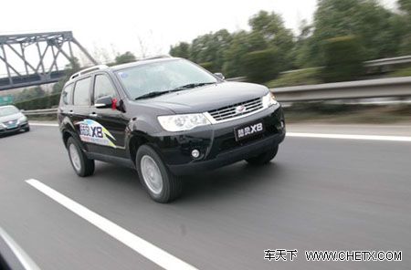 陆风x8 斯巴鲁森林人 欧蓝德3款suv车型对比高清图片