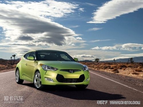 明年发布 现代veloster 1.6t车型谍照高清图片